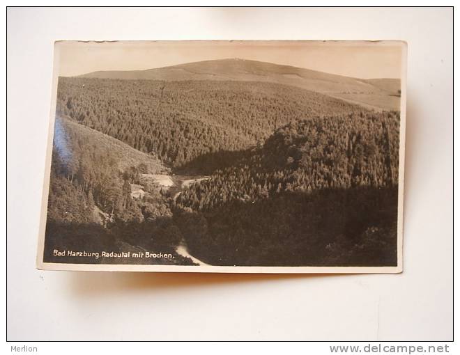 Bad Harzburg -Radautal Mit Brocken   FOTO-AK  Ca 1930's -  VF D64263 - Bad Harzburg