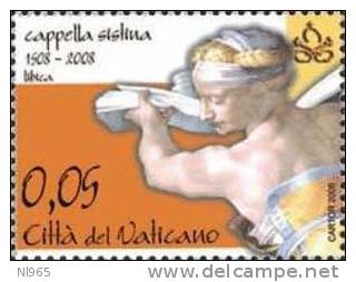 CITTA' DEL VATICANO - VATIKAN STATE - ANNO 2008 - CAPPELLA SISTINA - ** MNH - Unused Stamps