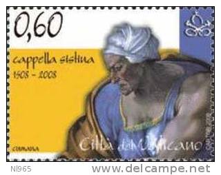 CITTA' DEL VATICANO - VATIKAN STATE - ANNO 2008 - CAPPELLA SISTINA - ** MNH - Unused Stamps