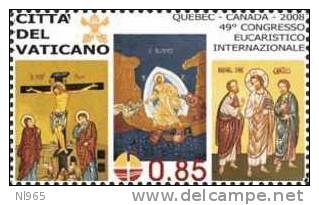 CITTA' DEL VATICANO - VATIKAN STATE - ANNO 2008 - CONGRESSO EUCARISTICO INTERNAZIONALE   - ** MNH - Unused Stamps
