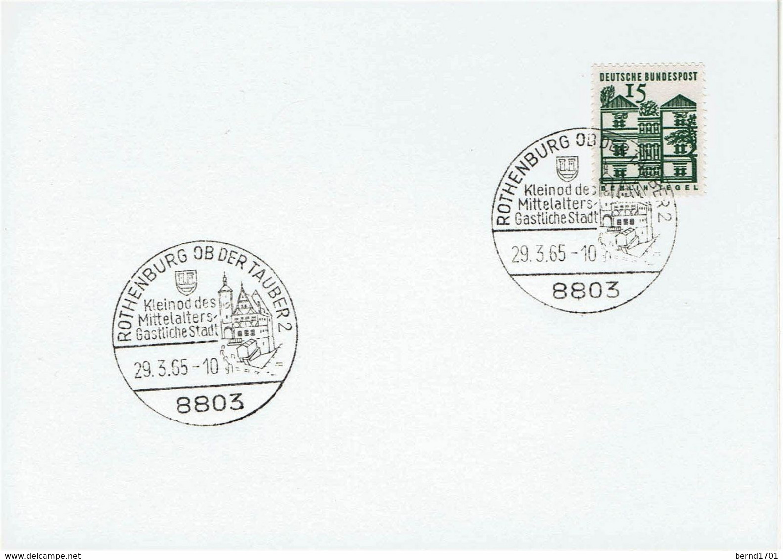 Germany - Sonderstempel / Special Postmark (m614)- - Brieven En Documenten