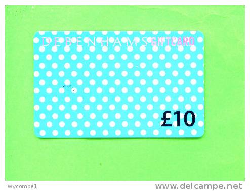 UK - Magnetic Gift Card/Debenhams - Other & Unclassified