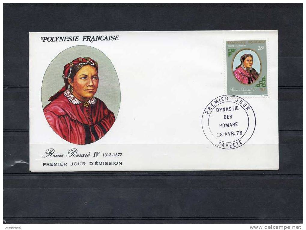 POLYNESIE FRANCAISE : Dynastie Des POMARE : Roi Pomaré IV - Used Stamps