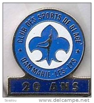 Club Des Sports De Glace Dammarie Les Lys 26 Ans , Le Logo - Patinage Artistique