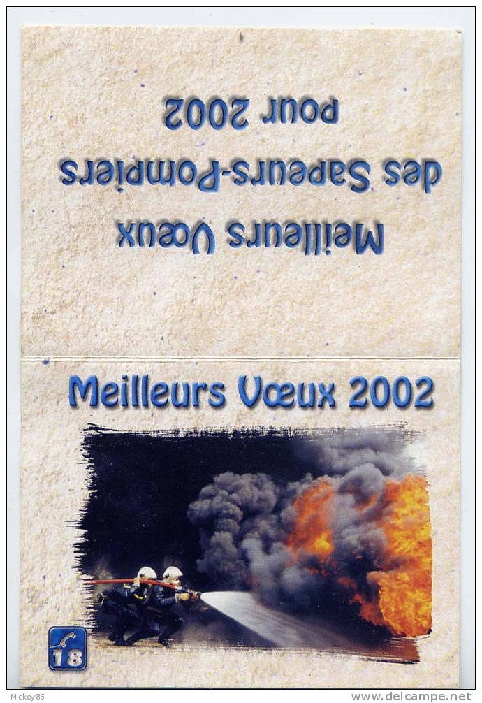 Pompiers--2002--Calendrier  De Poche ----------------------------------------------------------------------------------- - Small : 2001-...