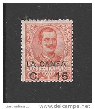 LA CANEA - Uffici Postali All'estero - 1906: Valore Nuovo Con T.l. Da 15 C. Su 20 C. Soprastampato -in Buone Condizioni. - La Canea