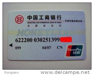 FINE USED CHINA ICBC BANK SHOPPING CARD - China
