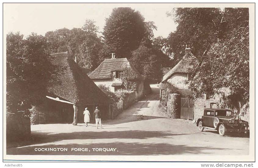 Torquay - Cockington Forge, Real Photograph, Grand Hotel Torquay Publishers - Torquay