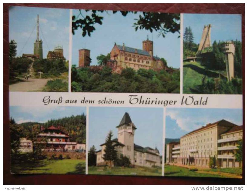 (Tabarz) - Mehrbildkarte Thüringer Wald - Tabarz