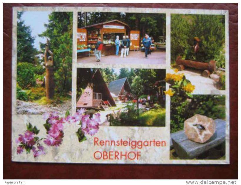 Oberhof - Mehrbildkarte Rennsteiggarten - Oberhof