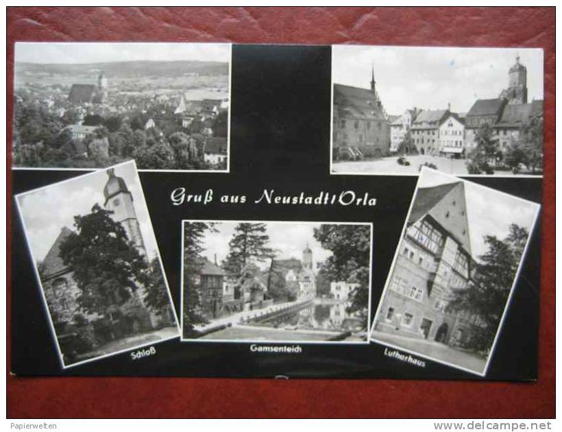 Neustadt / Orla - Mehrbildkarte Nach Schweden! - Neustadt / Orla