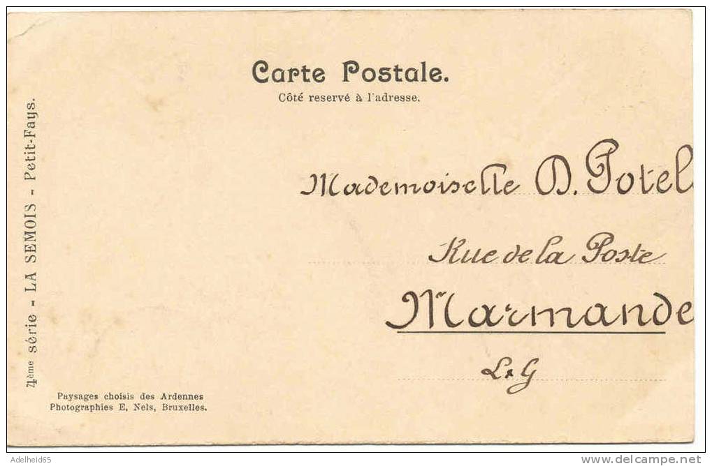Petit-Fays 1904 Photographies Nels 4e Série La Semois Vers Marmande - Bièvre