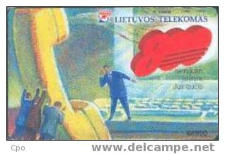 # LITHUANIA 60 800 Nemokami Telefonu 50 Gpt   Tres Bon Etat - Lituanie