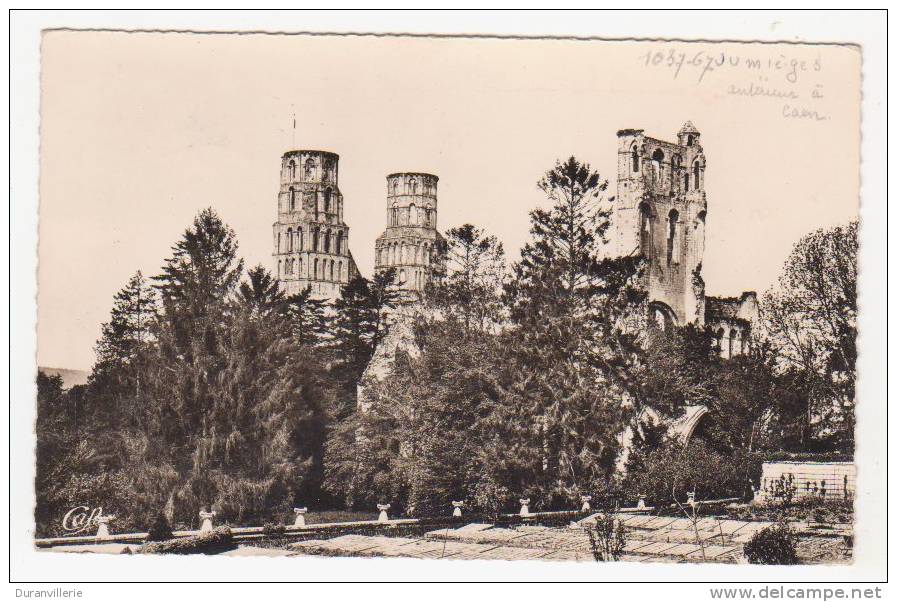 76 - Abbaye De Jumièges. Les Ruines. Vue D'ensemble Cpsm 1955 - Jumieges
