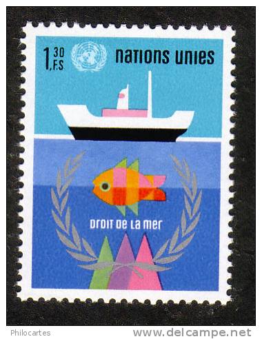 Nations Unies Genève   1974 -  YT  45 -   NEUF **    -  Cote 2.30e - Unused Stamps