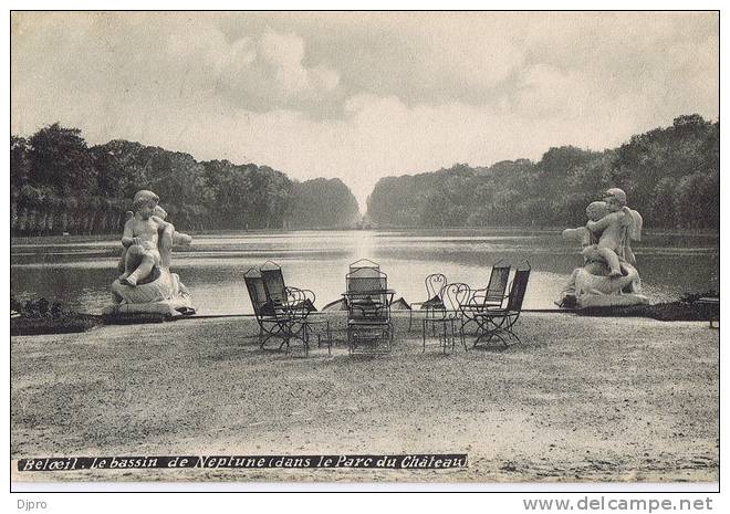 Beloeil  Le Bassin De Neptune  Dans La Parc Du Chateau  1908 - Beloeil