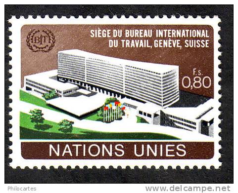 Nations Unies Genève   1974 - YT   38  - NEUF ** -  Cote 1.70e - Unused Stamps