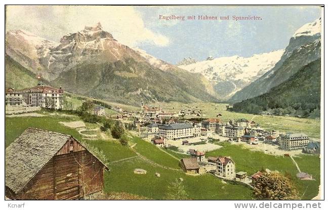 CP De ENGELBERG " Mit Hahnen Und Spannörter " . - Engelberg