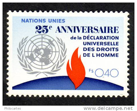 Nations Unies Genève  1973  - YT  35 -  NEUF ** - Unused Stamps