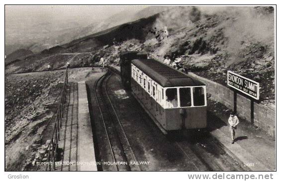 SUMMIT STATION SNOWDON MOUNTAIN RAILWAY 24353 - Caernarvonshire