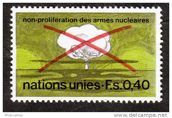 Nations Unies Genève   1972  -  YT  23  - NEUF **   -  Cote 1.60e - Unused Stamps