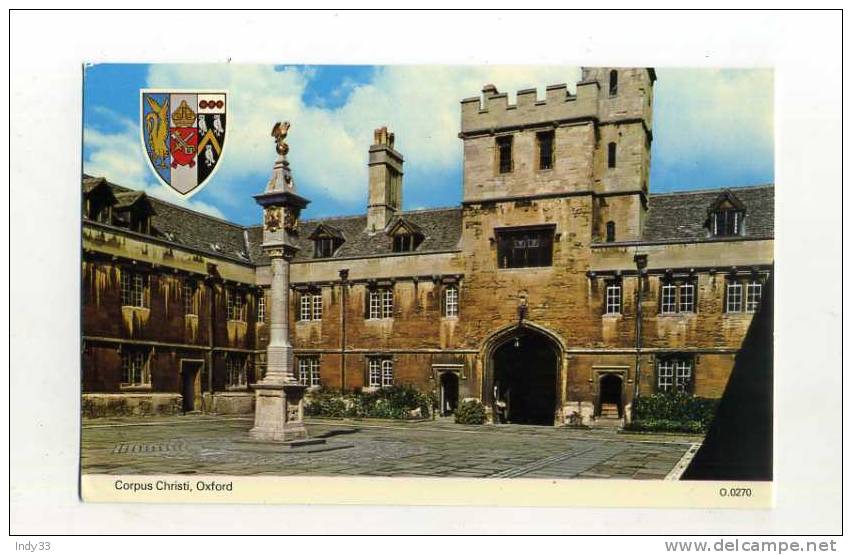 - ANGLETERRE OXFORDSHIRE . CORPUS CHRISTI . OXFORD - Oxford