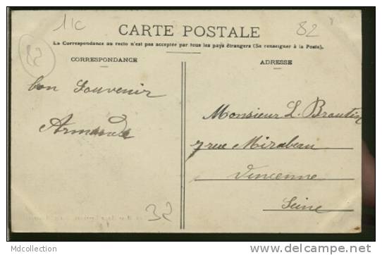 82 MONTPEZAT DE QUERCY / Rue De L' Hôpital / CARTE RARE - Montpezat De Quercy