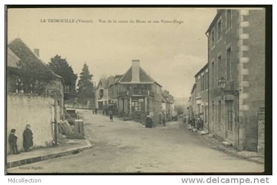 86 LA TRIMOUILLE / Vue De La Route Du Blanc Et Rue Victor Hugo / - La Trimouille