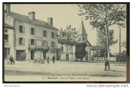 87 NANTIAT / Place De L' Eglise, Côté Gauche / - Nantiat