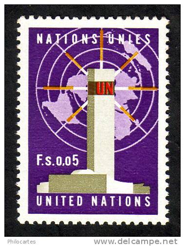 Nations Unies Genève  1969-70 -  YT   1    - NEUF ** - Ungebraucht