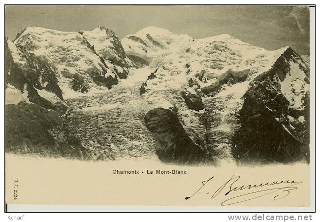 CP De CHAMONIX " Le Mont-blanc " Cachet De CHATELARD - FRONTIERE . - Chamonix-Mont-Blanc