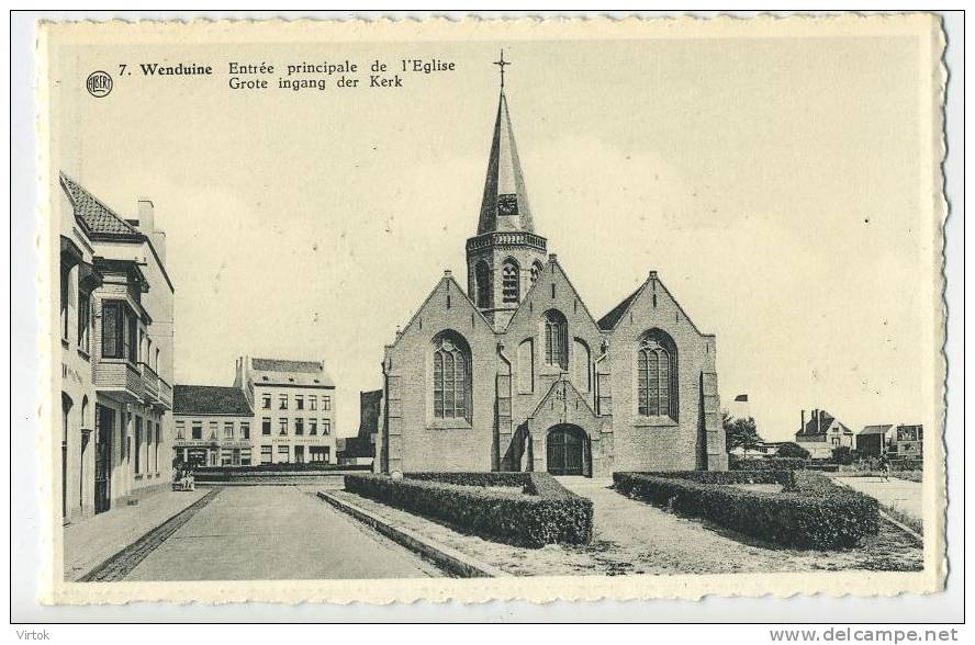 Wenduine :  Grote Ingang Der Kerk - Wenduine