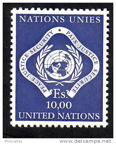 Nations Unies Genève   1969-70  -  YT  14 -NEUF **    -  Cote 15e - Ungebraucht