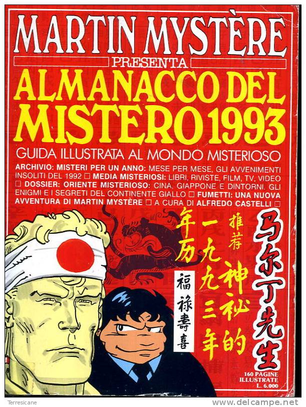 MARTIN MYSTERE ALMANACCO DEL MISTERO 1993 - Bonelli