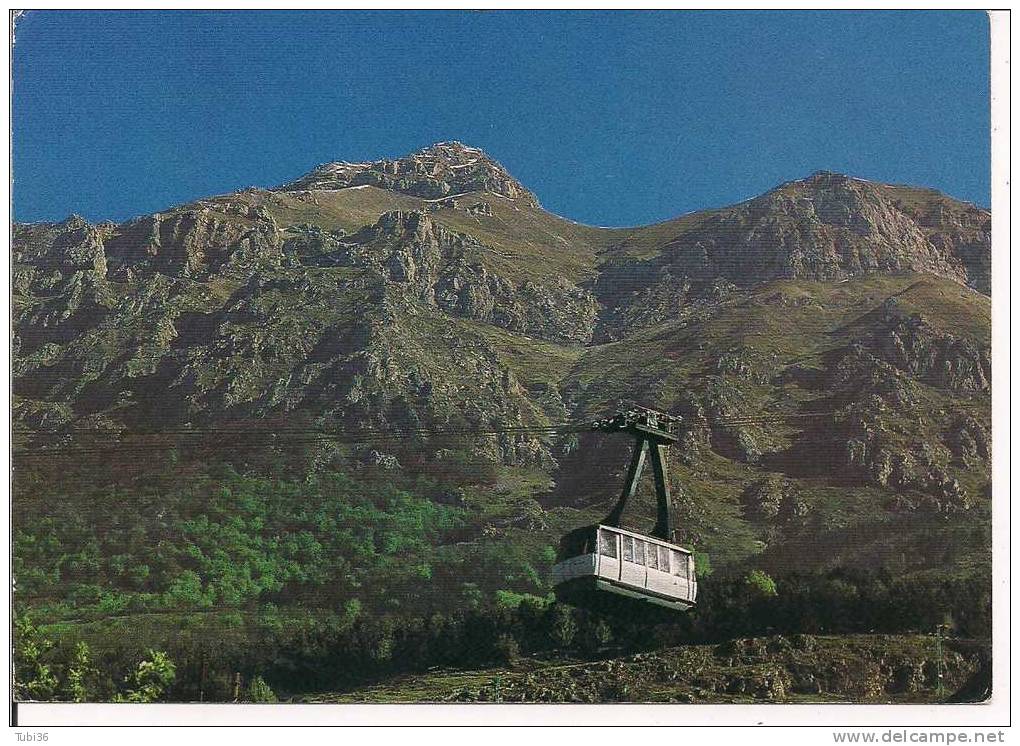 GRAN SASSO D'ITALIA -  NUOVA FUNIVIA  - COLORI VIAGGIATA 1980 - - Kabelbanen