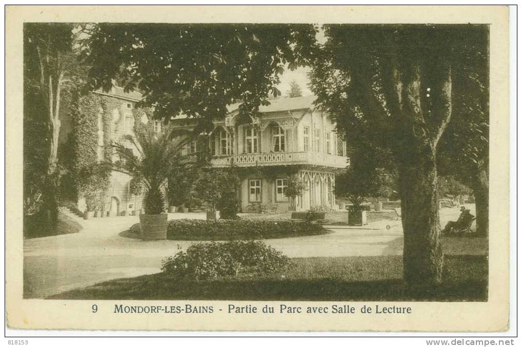 Mondorf-Les-Bains 9 - Partie Du Parc Avec Salle De Lecture - Bad Mondorf