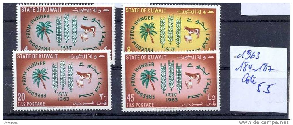 CAMPAGNE MONDIALE CONTRE LA FAIM - FREEDOM FROM HUNGER - 1963 - Kuwait