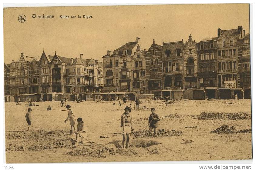 Wenduine : Villas Sur La Digue ( Geschreven Kaart Met Zegel 1926  ) - Wenduine