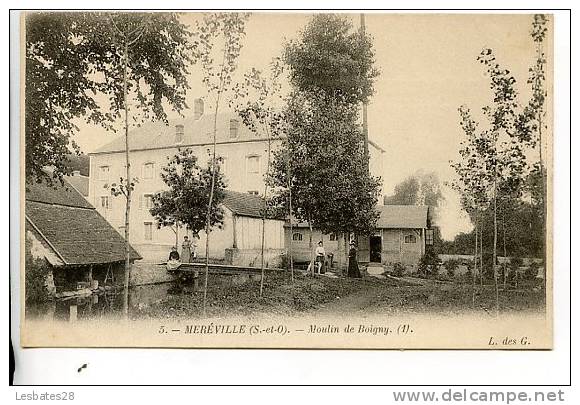 CPA 91-MEREVILLE- Moulin De Boigny- Personnages-SUIT80 34 - Mereville