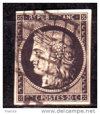 1849 - France, Mi.  No. 3y - 1849-1850 Cérès