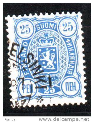 1889 - Finland, Mi. No. 31 - Usati