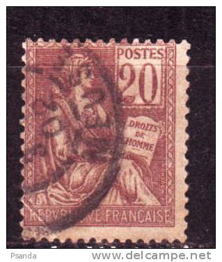 1902 - France, Mi. No. 104 - 1900-02 Mouchon