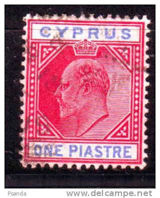 1904 - Cyprus - Mi. No. 50, Wz. 3 - Cyprus (...-1960)