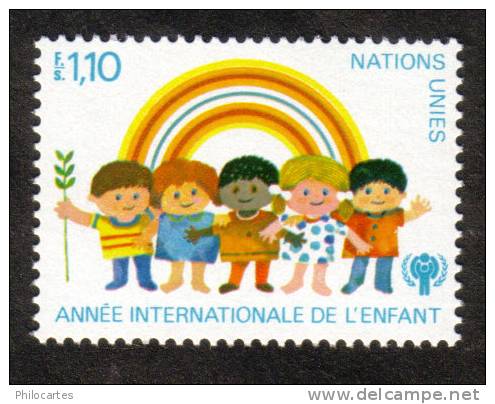 Nations Unies Genève   1979  -  YT  84     Année  De L' Enfant -  1F10- NEUF **   - Cote 2.30e - Neufs