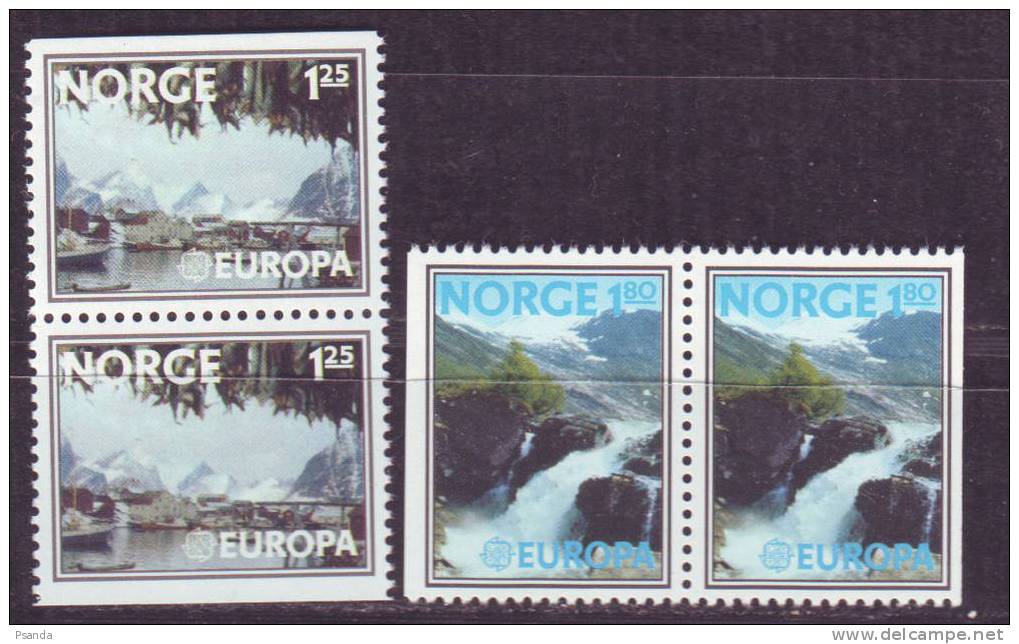 1977 - Norway, Norge, EUROPA CEPT, MNH, Mi. No. 742, 743 - Neufs