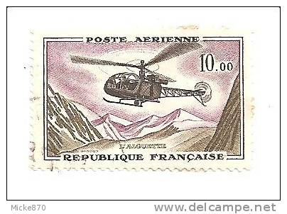 France Poste Aérienne N°41 Oblitéré Alouette - 1960-.... Used