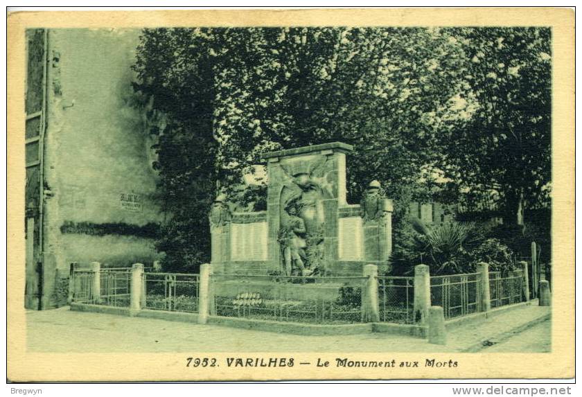 09 - CPA Varilhes - Le Monument Aux Morts - Varilhes