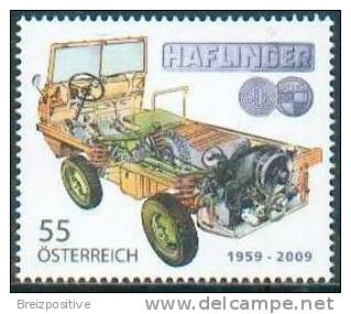 Autriche Austria 2009 - Steyr Puch, Véhicule Tous Terrains Haflinger / Haflinger, Off Road Vehicle - MNH - Trucks