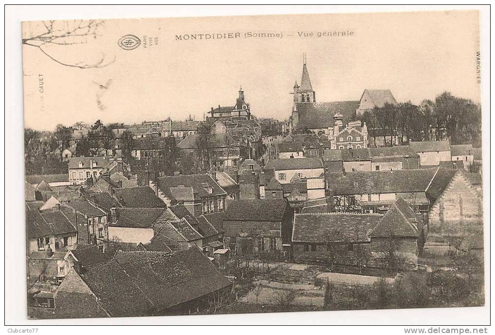 Montdidier (80) : Vue Générale En GM1. - Montdidier