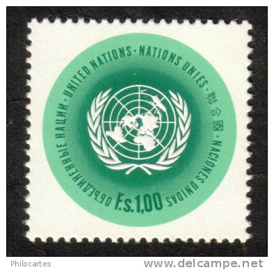 Nations Unies Genève   1969-70  -  YT  11  - NEUF **  - Cote 1.60e - Ongebruikt